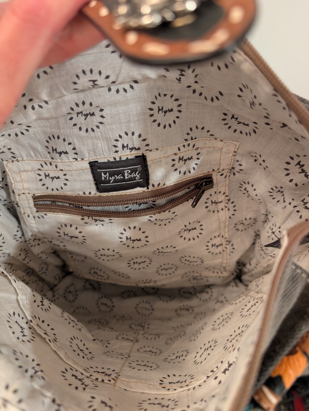 Myra Sunflower Crossbody Bag (11.5 × 13 × 4) - Picture 8 of 8